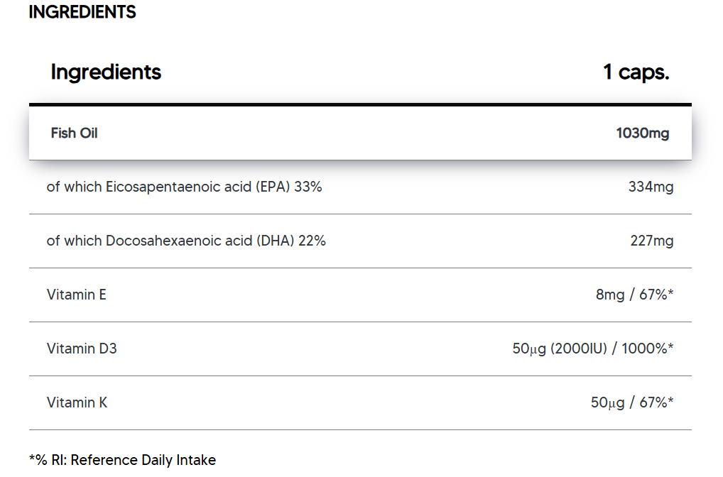 Human Protect - Omega 3 + vit D3 + K2 + E - 60 caps DSL Global