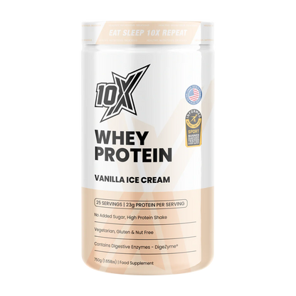 10X - WHEY PROTEIN – GRASS FED - 825g Supp City