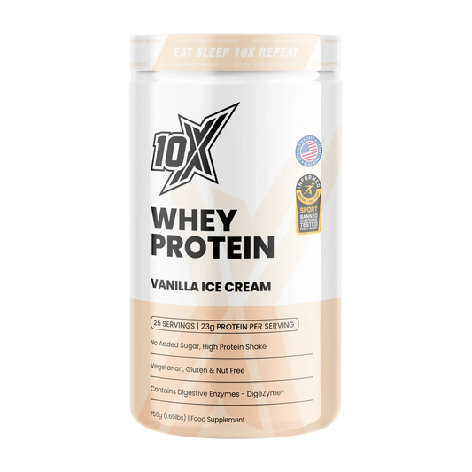 10X - WHEY PROTEIN – GRASS FED - 825g Supp City
