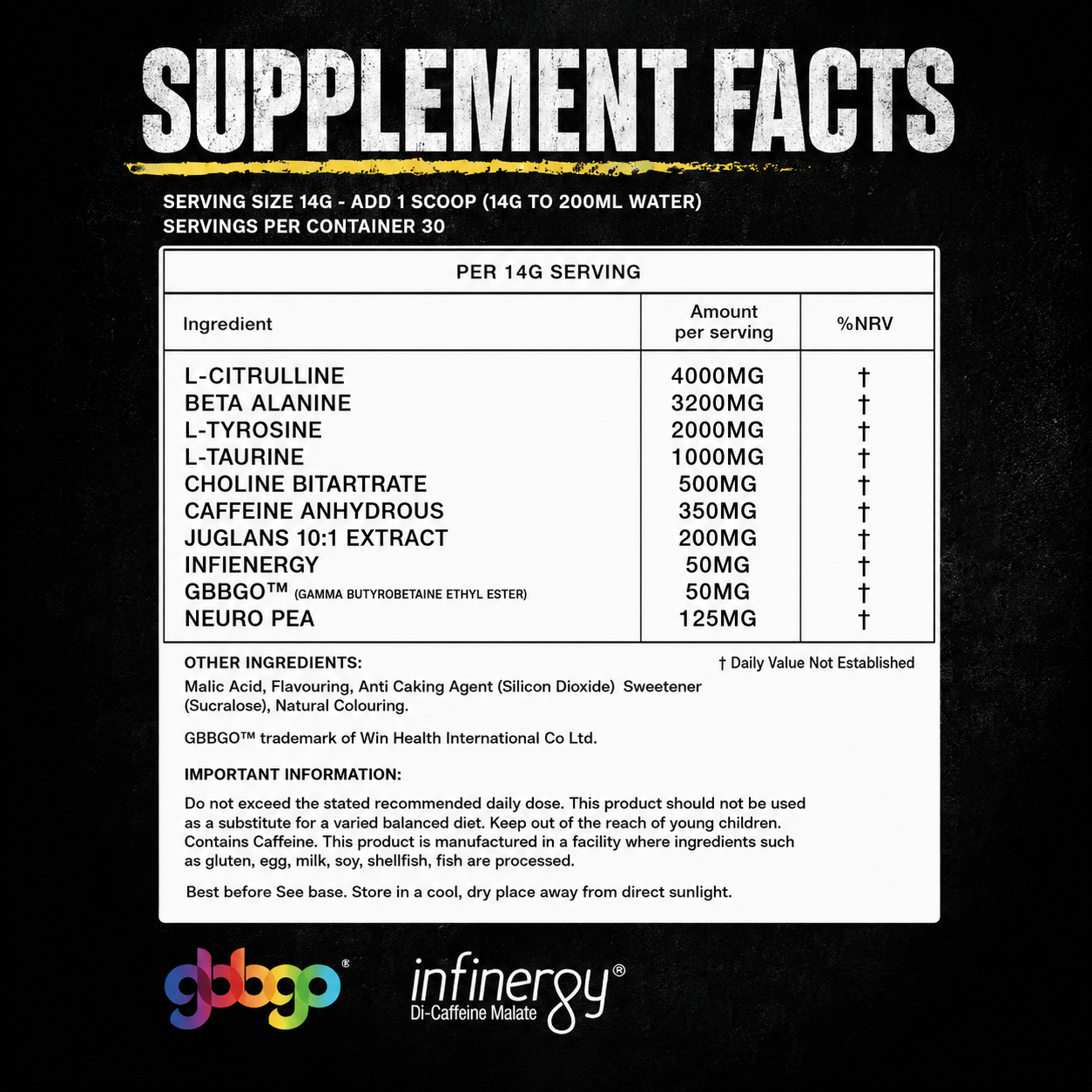 Top-G - Pre-Workout - 420g My Store