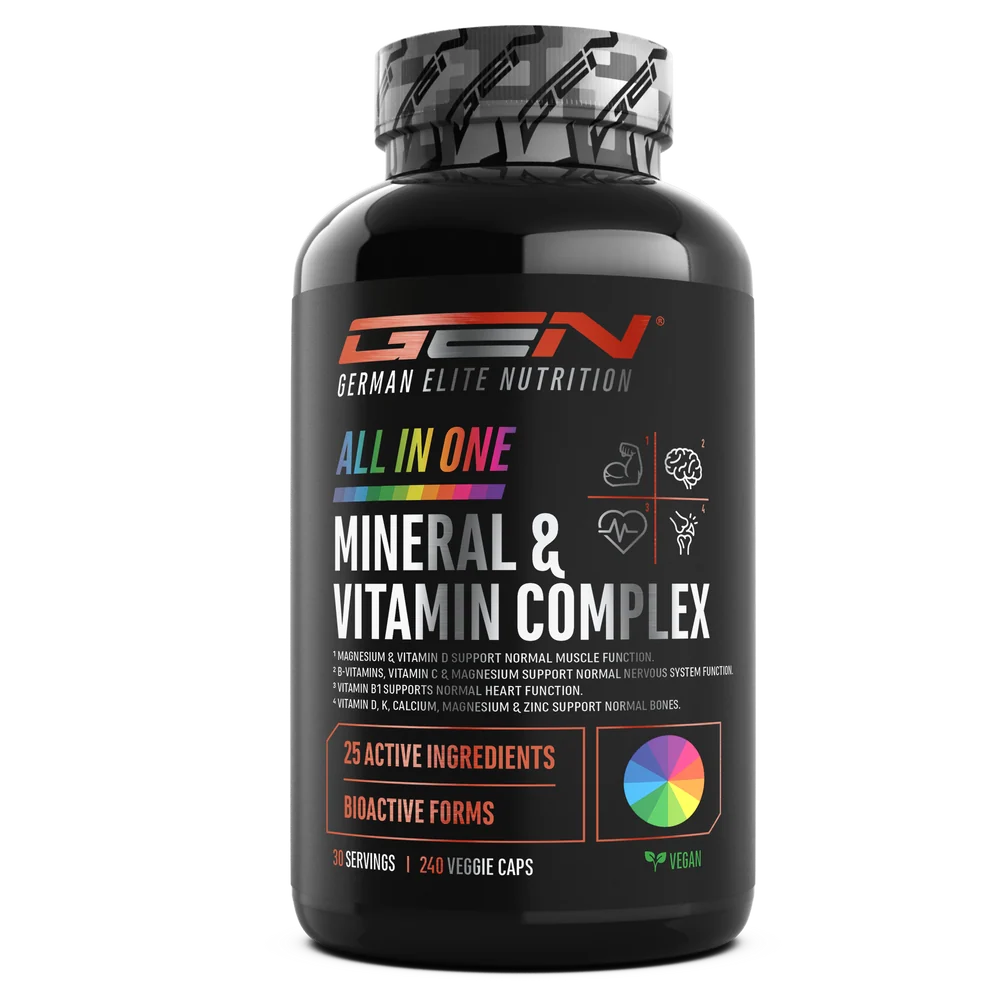 GEN - All in one - Mineral & Vitamin Complex - 240 caps Supp City