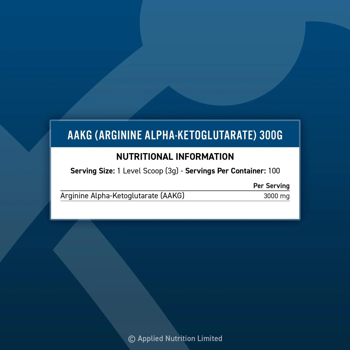 Applied Nutrition - AAKG - 300g DSL Global