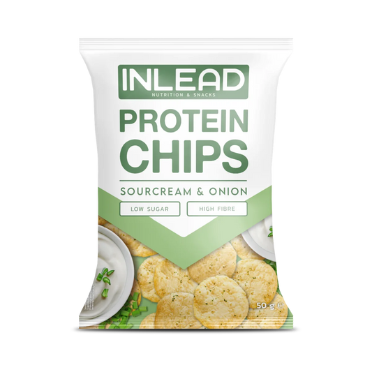 Inlead Protein Chips - Sour Cream & Onion - 50G