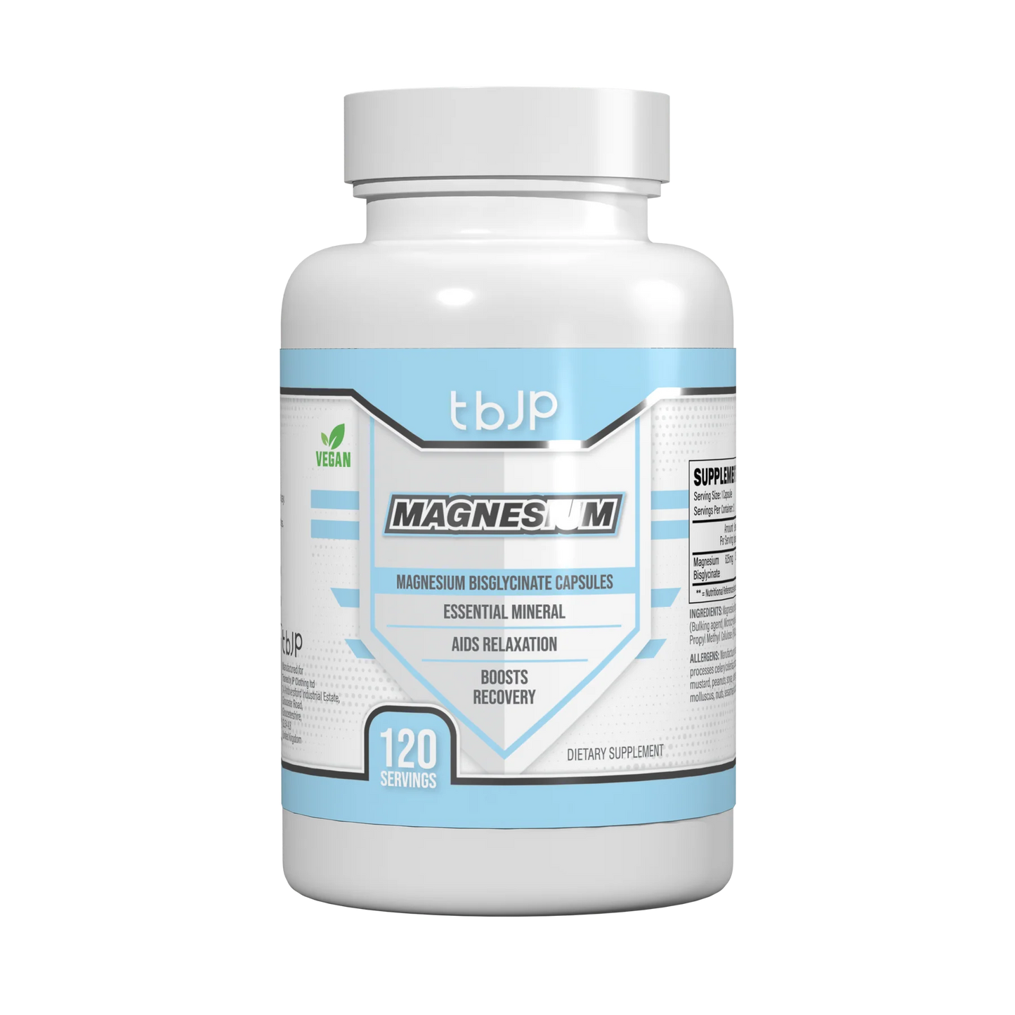 Trained by JP Nutrition – Magnesium - 180 caps Supp City