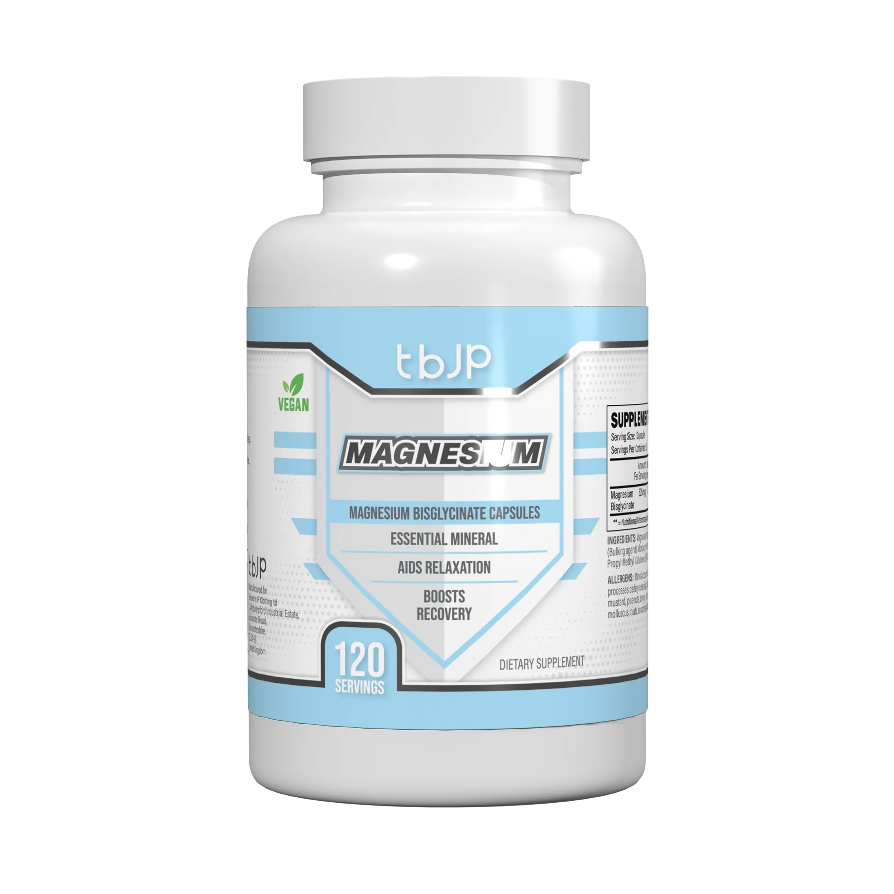 Trained by JP Nutrition – Magnesium - 180 caps Supp City