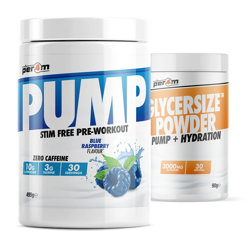 Per4m - Pump Stim Free Pre Workout met Glycersize Supp City