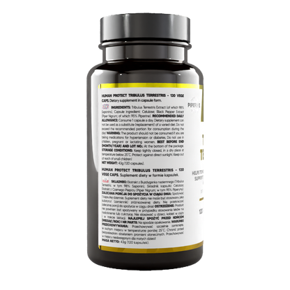 Human Protect – Tribulus 98 % 204 mg standardisiert – 120 Kapseln