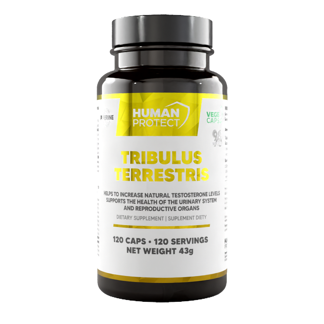 Human Protect – Tribulus 98 % 204 mg standardisiert – 120 Kapseln